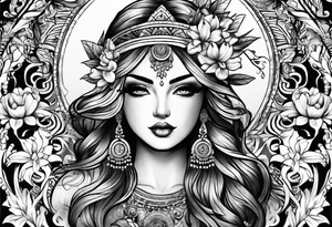 mar y sol tattoo idea