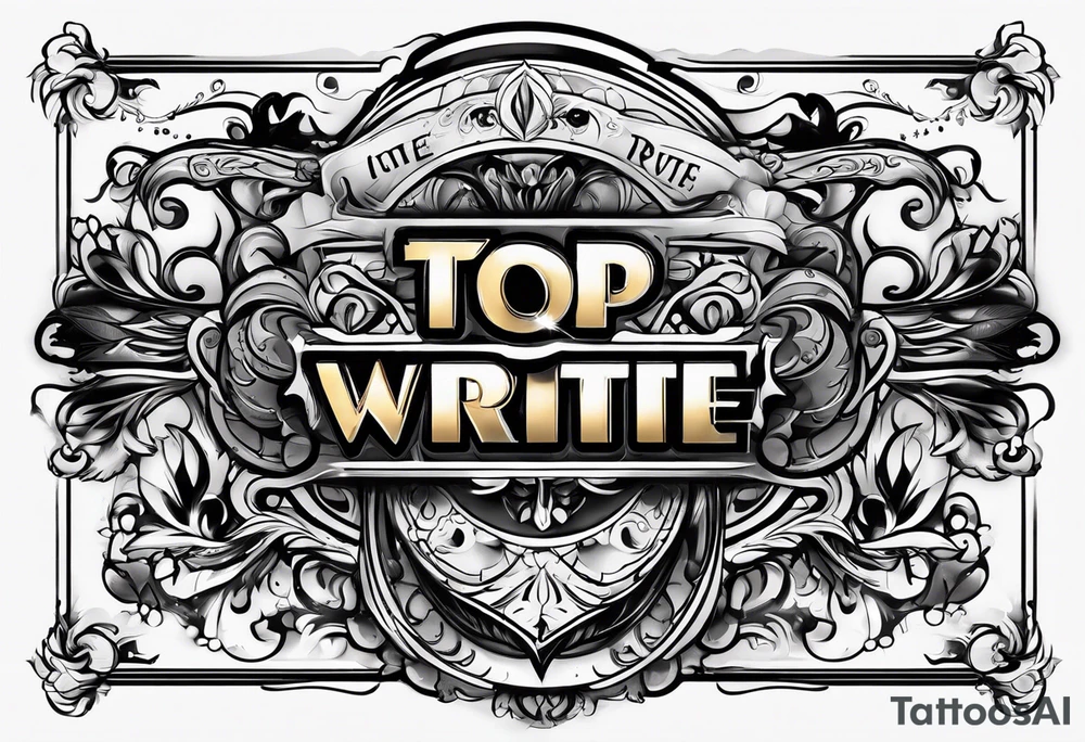 I want write good text tattoo idea