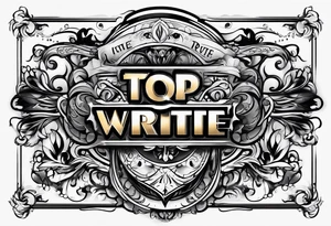 I want write good text tattoo idea