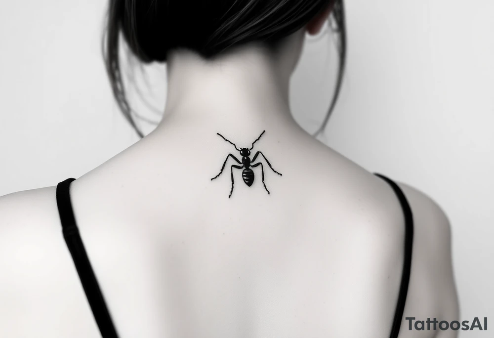 ant tattoo idea