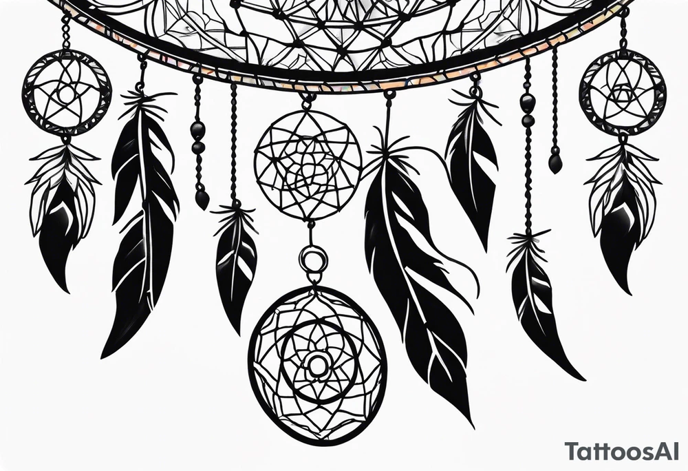 Dreamcatcher tattoo idea