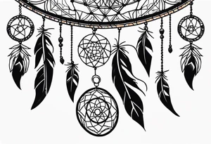 Dreamcatcher tattoo idea