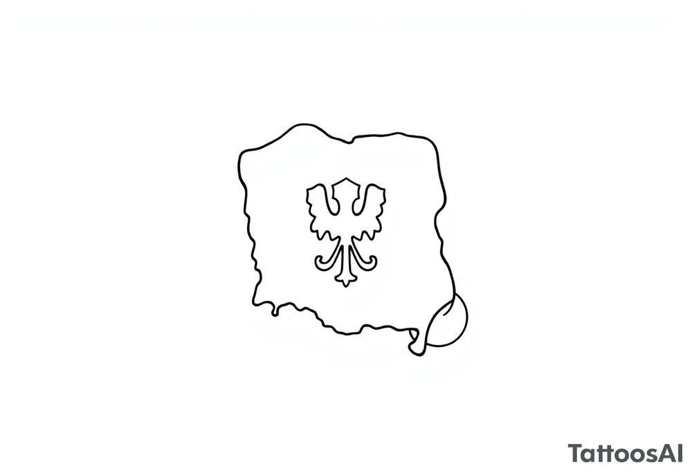 Poland symbol and poker cards Add casino money to it. tattoo idea