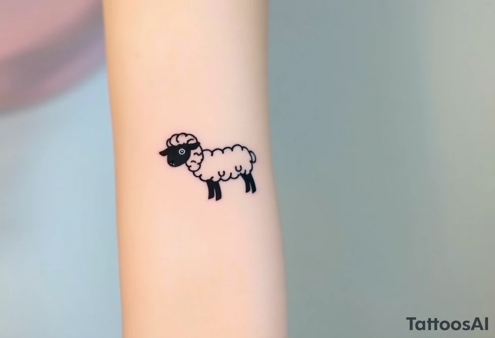 Black sheep tattoo idea