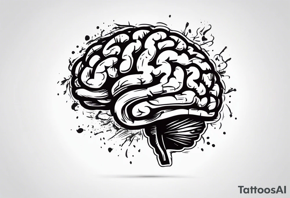 brain war against your personality self boicot tattoo idea brain war against your personality self boicot tattoo idea