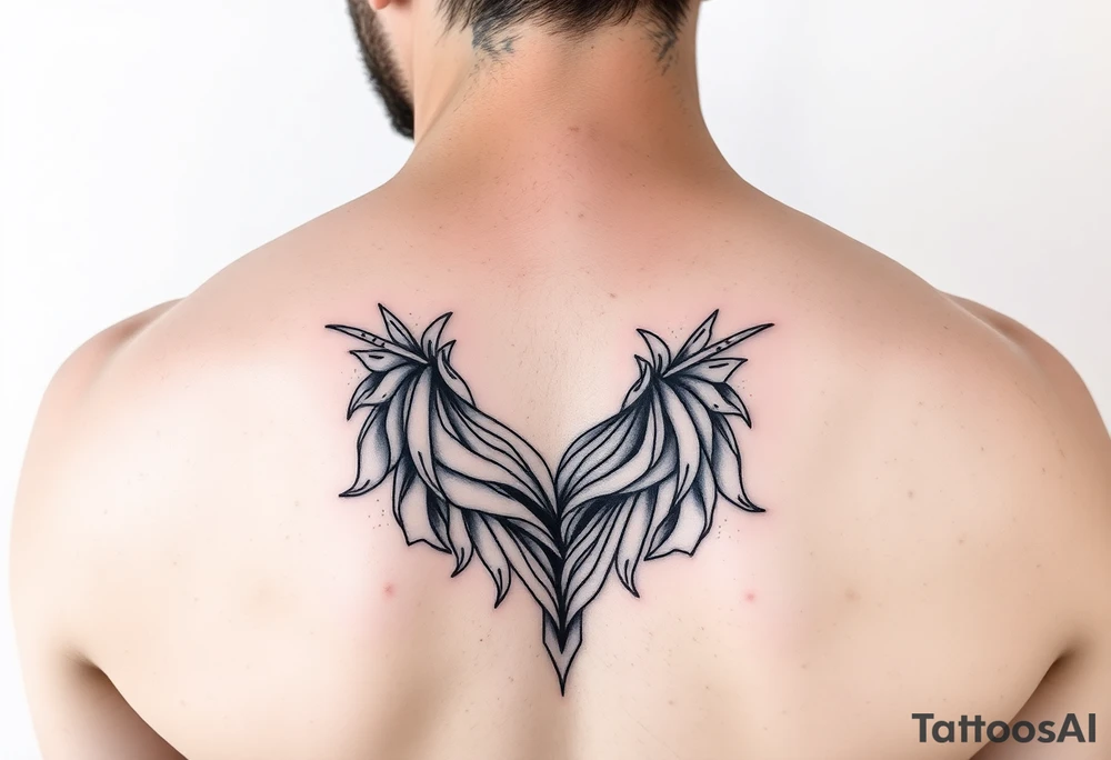 Simple abstract feminine tattoo tattoo idea