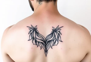 Simple abstract feminine tattoo tattoo idea