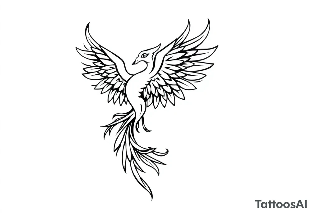 Master and phoenix tattoo idea