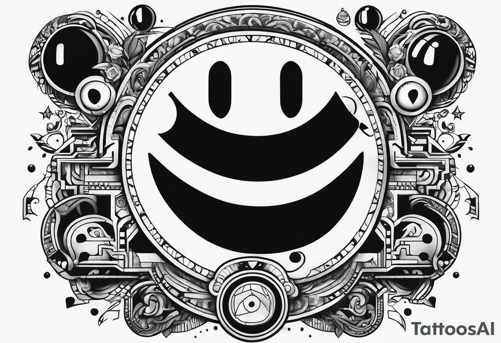 Pac-Man game tattoo idea
