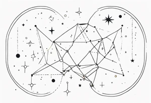 Friendship constellation tattoo tattoo idea