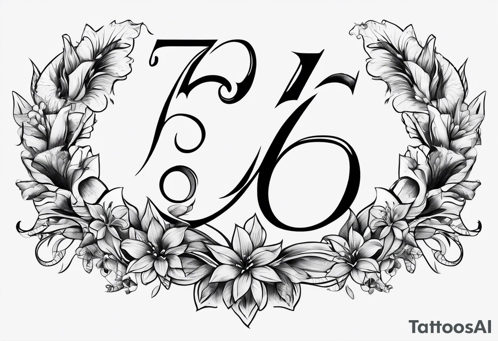 electricity bolts in the shape of a number 5 tattoo idea electricity bolts in the shape of a number 5 tattoo idea