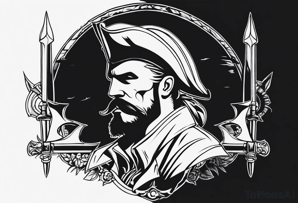 pirate tattoo idea