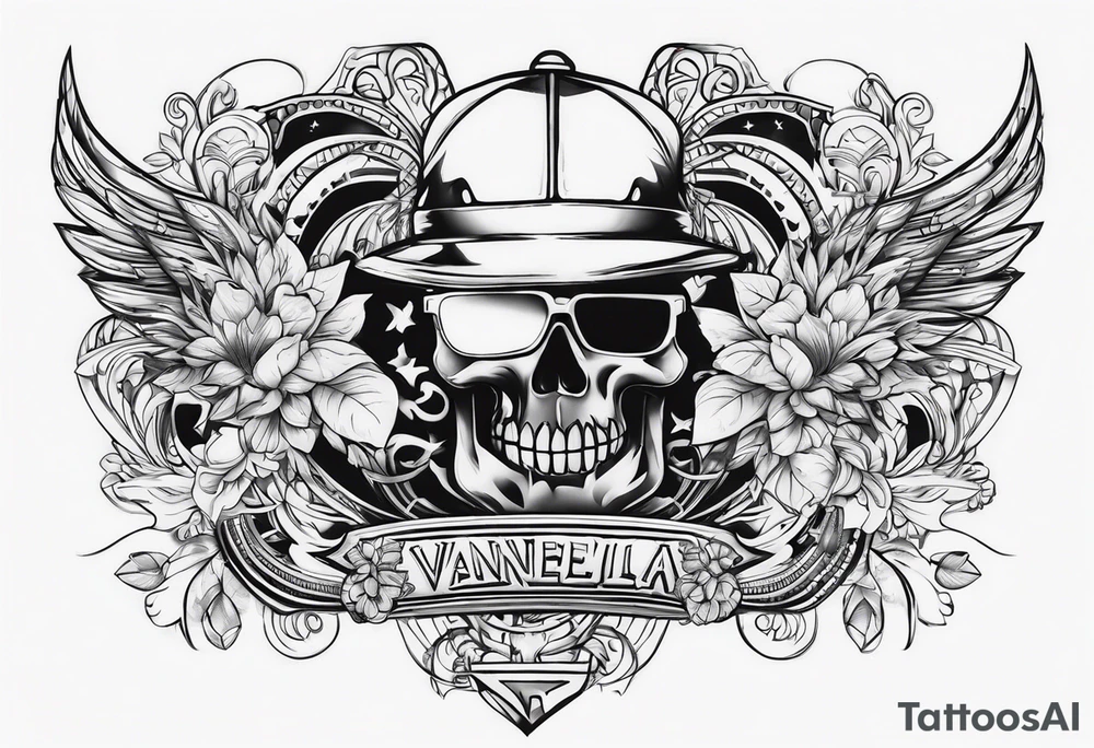 gangsta venezuela style tattoo for chest tattoo idea