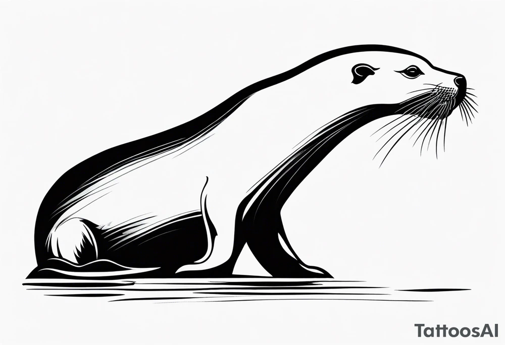 Sea lion tattoo idea