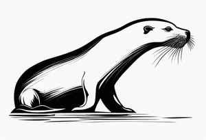 Sea lion tattoo idea