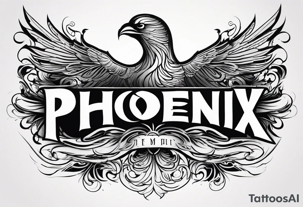 PHOENIX tattoo idea