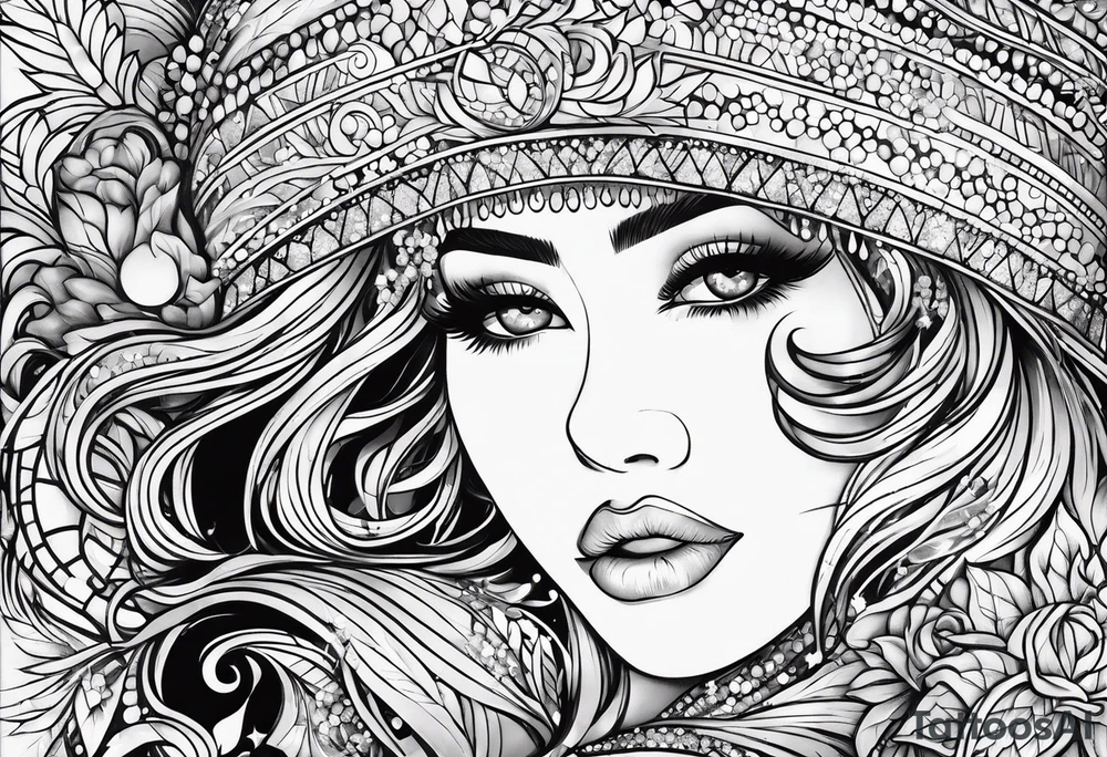sparkle tattoo idea