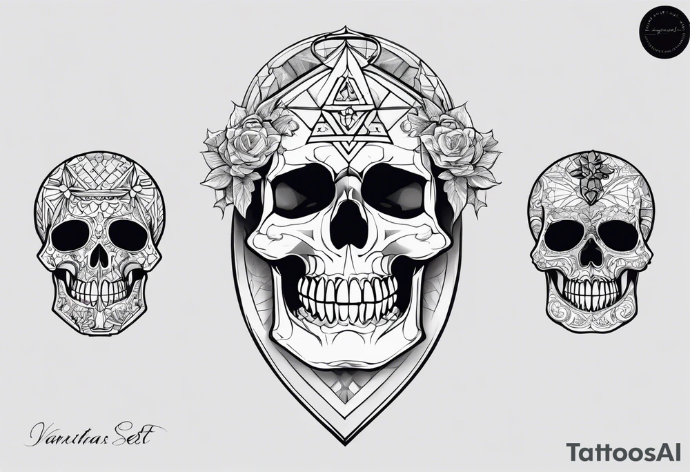 "Vectigal Vanitas est, utilitas Sanitas est, Nummus est Rex" tattoo idea