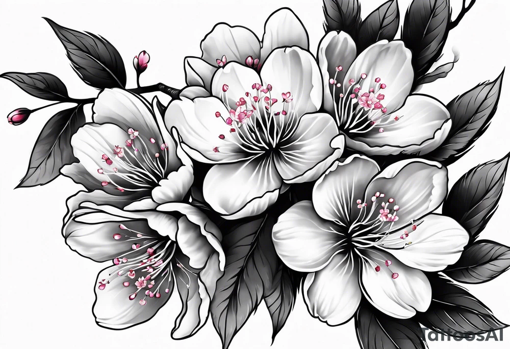 Cherry blossom for back tattoo zoom out tattoo idea