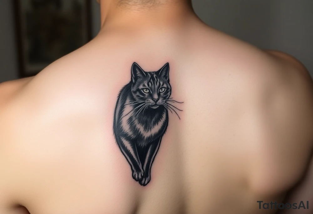 Black Cat tattoo idea