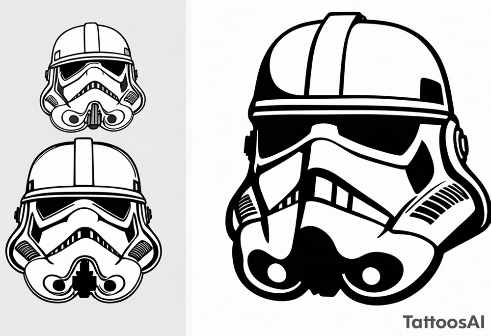 Storm trooper Darth vader tattoo idea