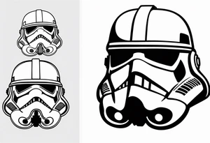 Storm trooper Darth vader tattoo idea