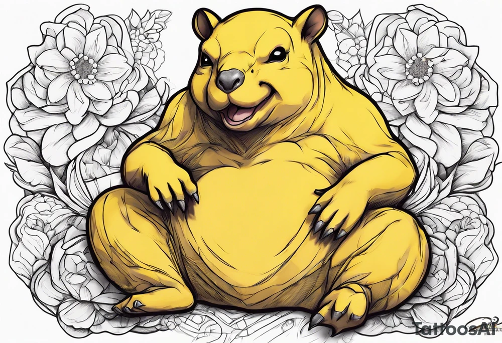 Drowzee eating dreams tattoo idea