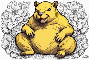 Drowzee eating dreams tattoo idea