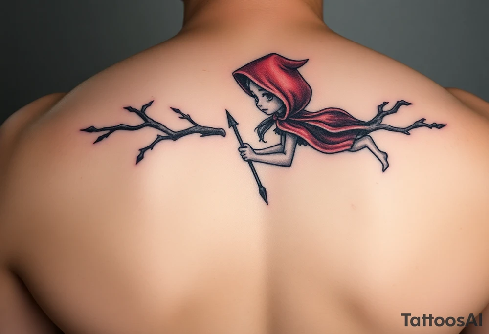 Little red riding hood nursery rhyme tattoo idea
