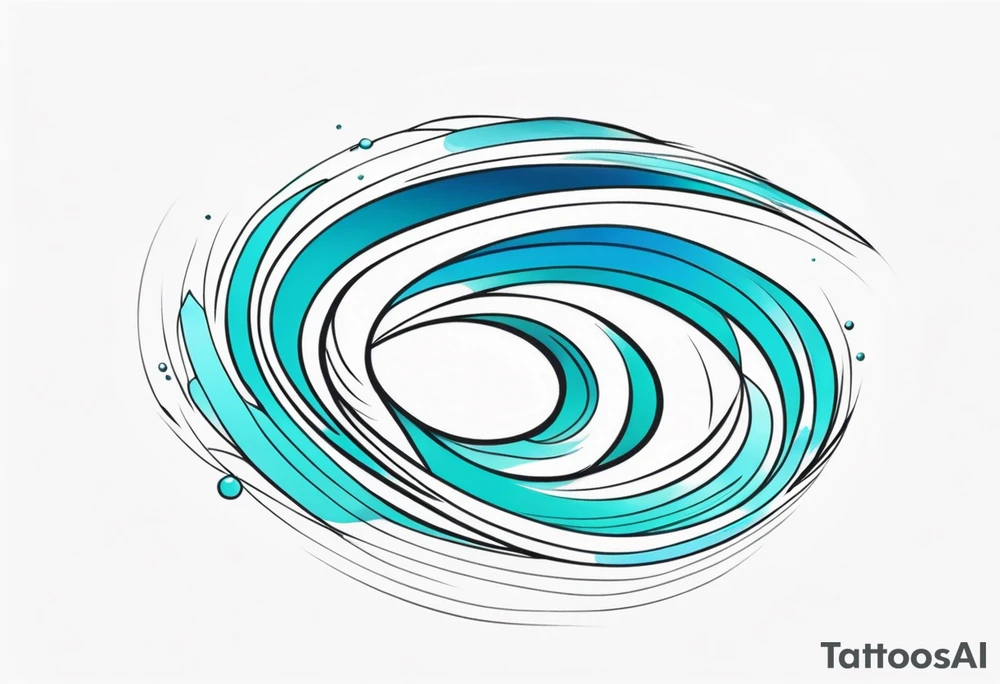 Water ripple tattoo idea