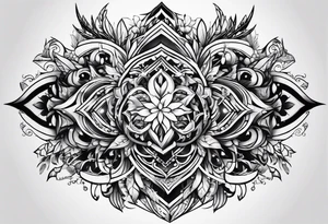 Chest tattoo tattoo idea