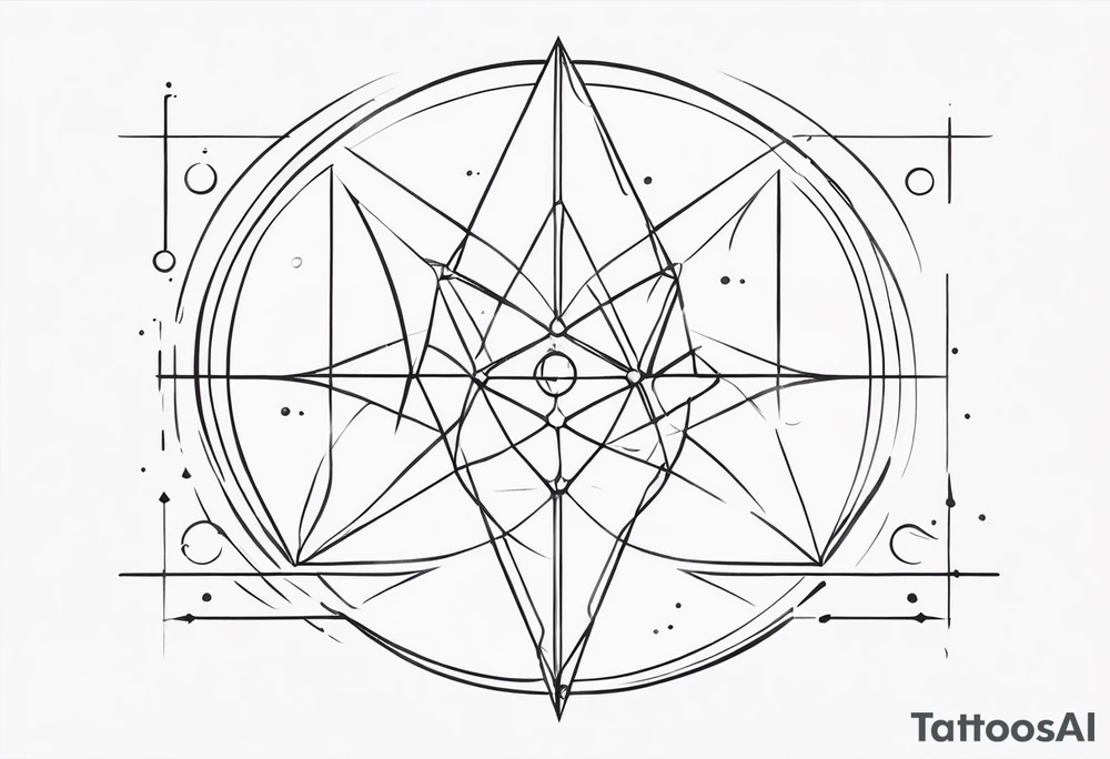 simple, text of scientific symbol big delta tattoo idea