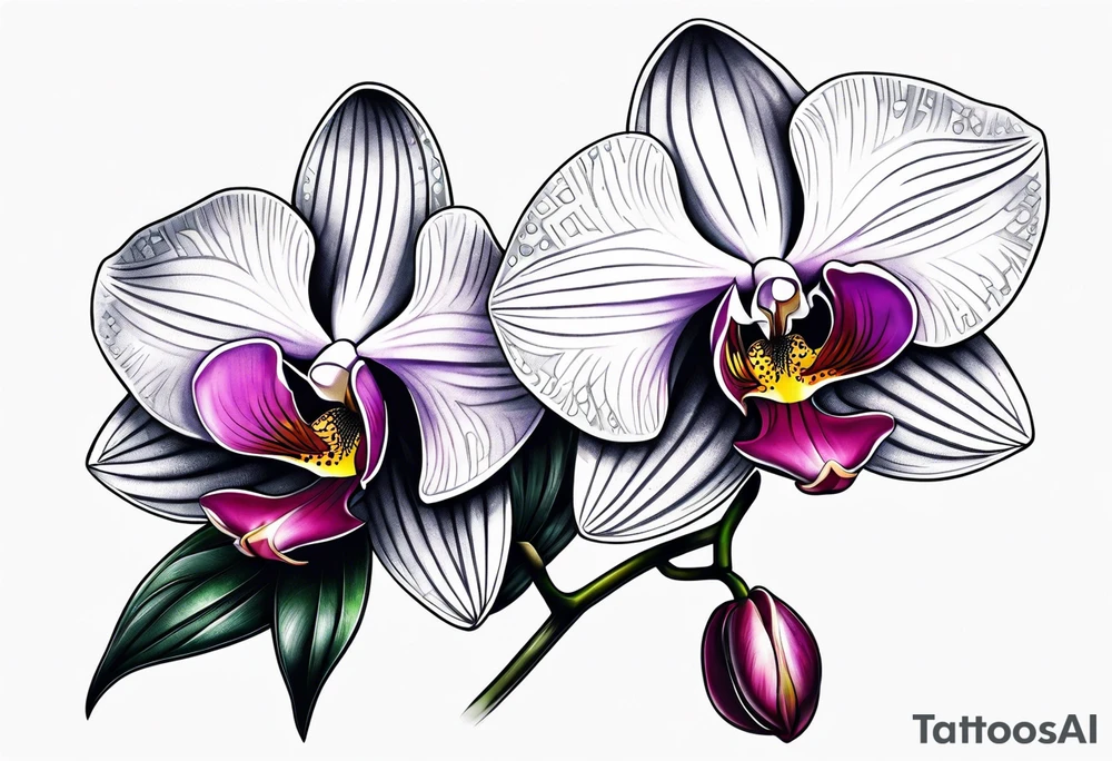 Orchid tattoo idea