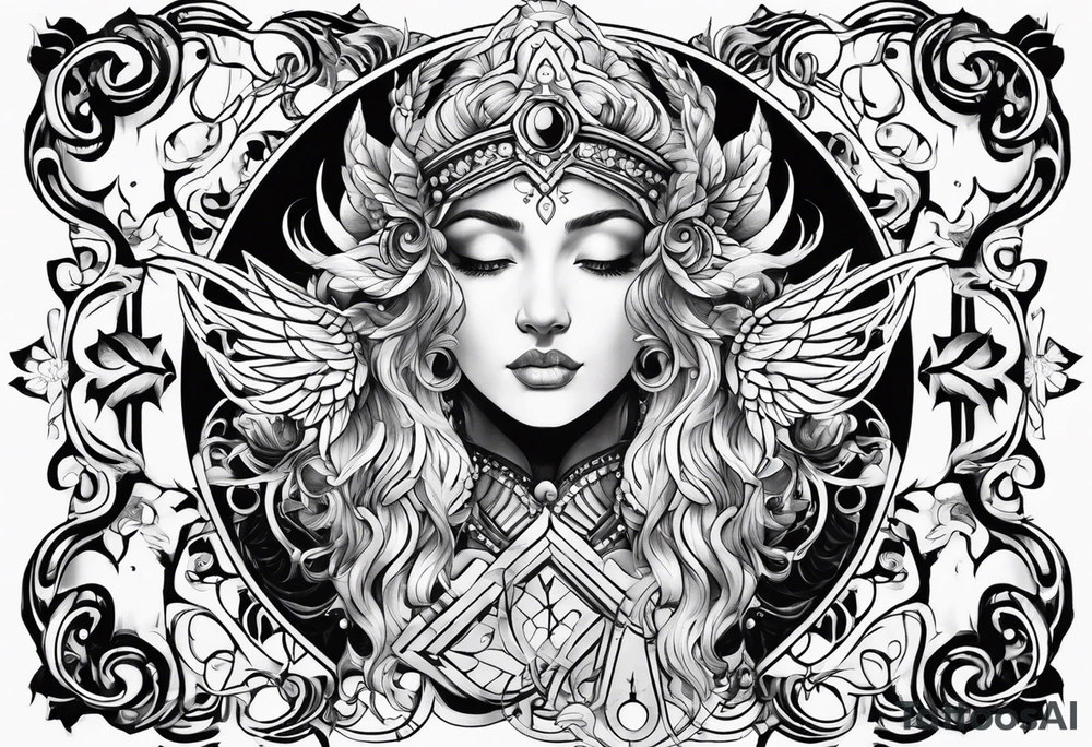 Gemini symbol tattoo idea