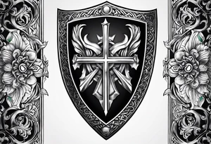 shield of god tattoo idea