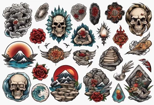 A rock tattoo idea