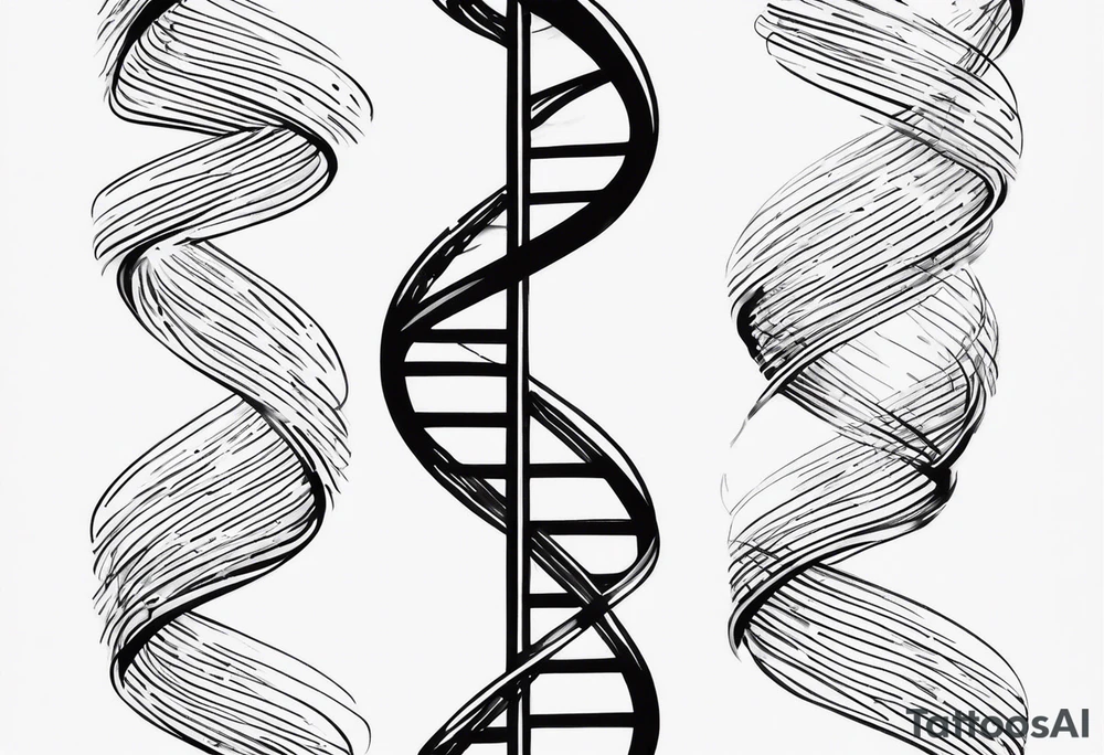 DNA Strand tattoo idea