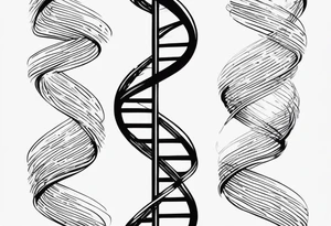 DNA Strand tattoo idea