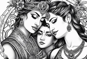 Mother son taurus tattoo idea