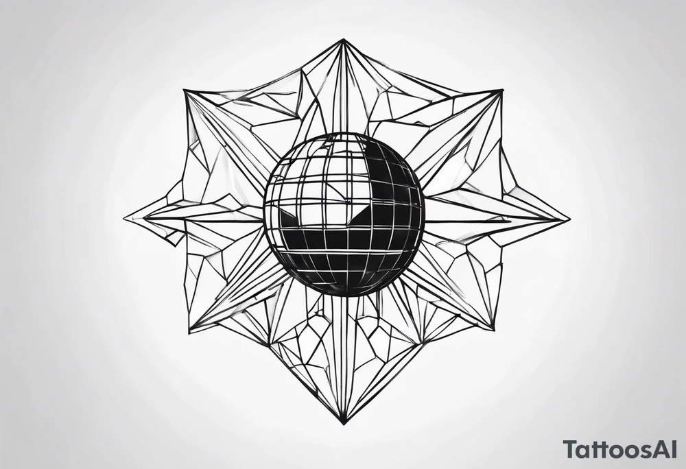 Mirrorball tattoo idea