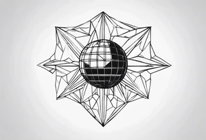 Mirrorball tattoo idea