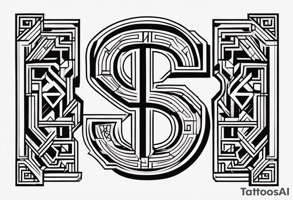 The numbers 856 in blocky numbers above my knee tattoo idea