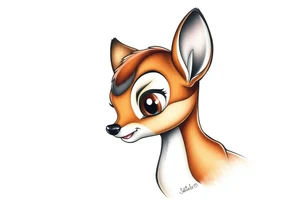 Disney bambi tattoo idea