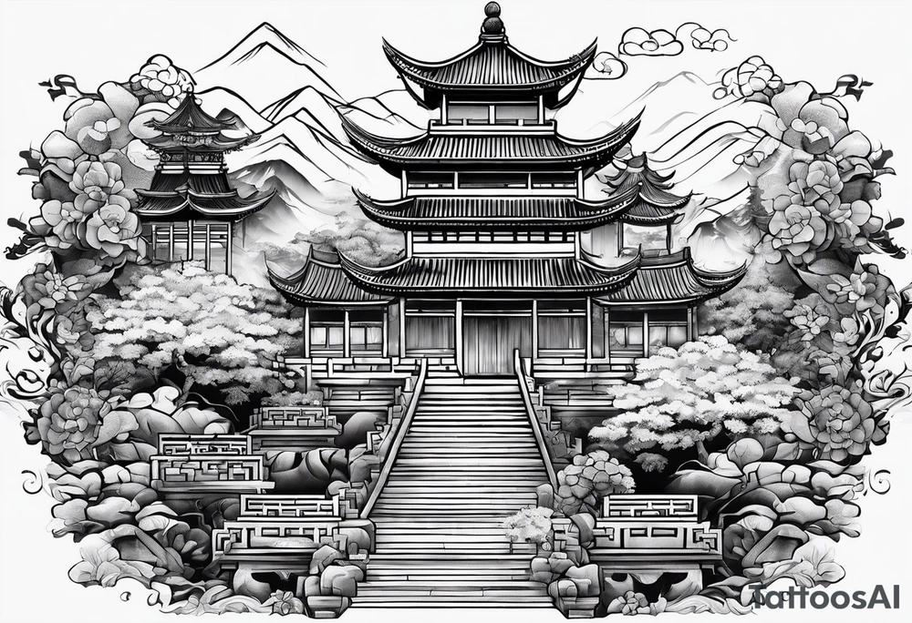 Great chinesischen wall tattoo idea
