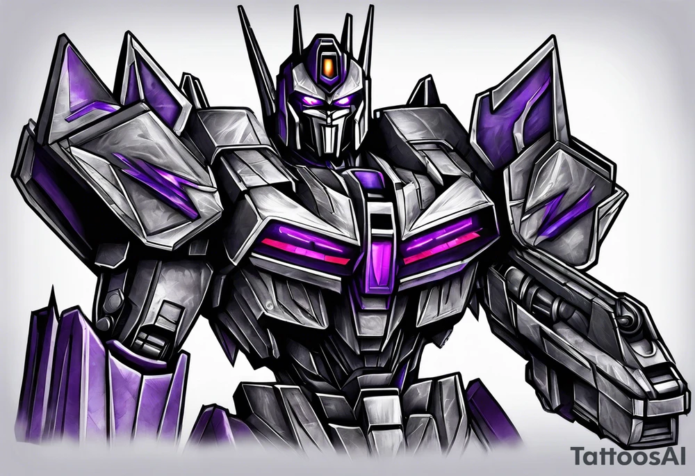Decepticon Megatron tattoo idea