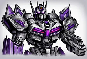 Decepticon Megatron tattoo idea