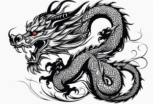 Traditional Chinese Dragon tattoo idea