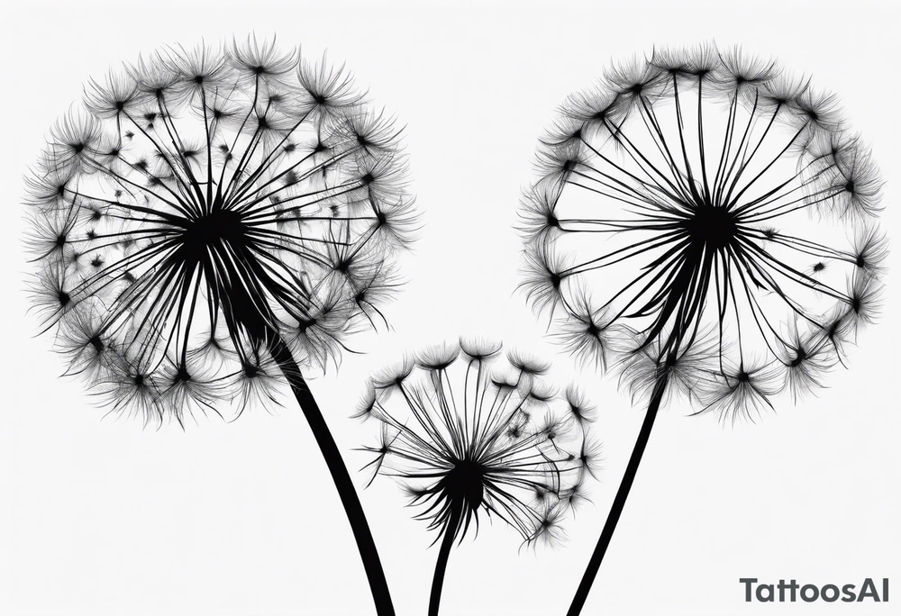 Dandelion tattoo idea