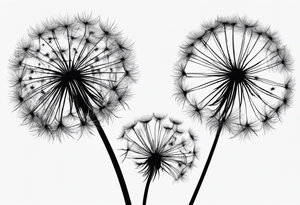 Dandelion tattoo idea