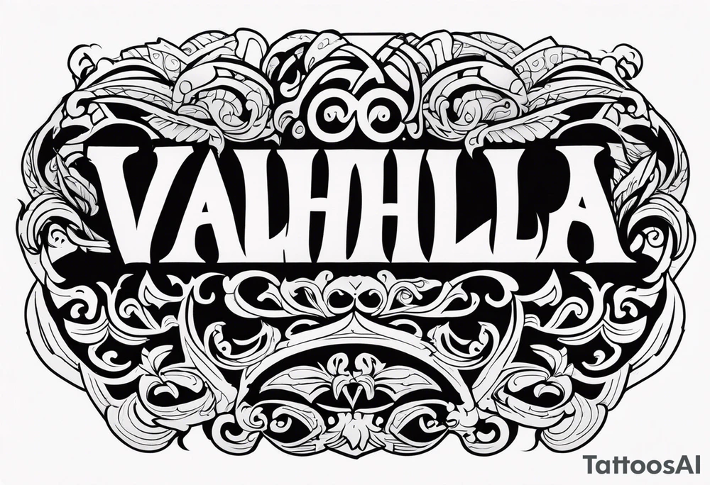 Valhalla tattoo idea